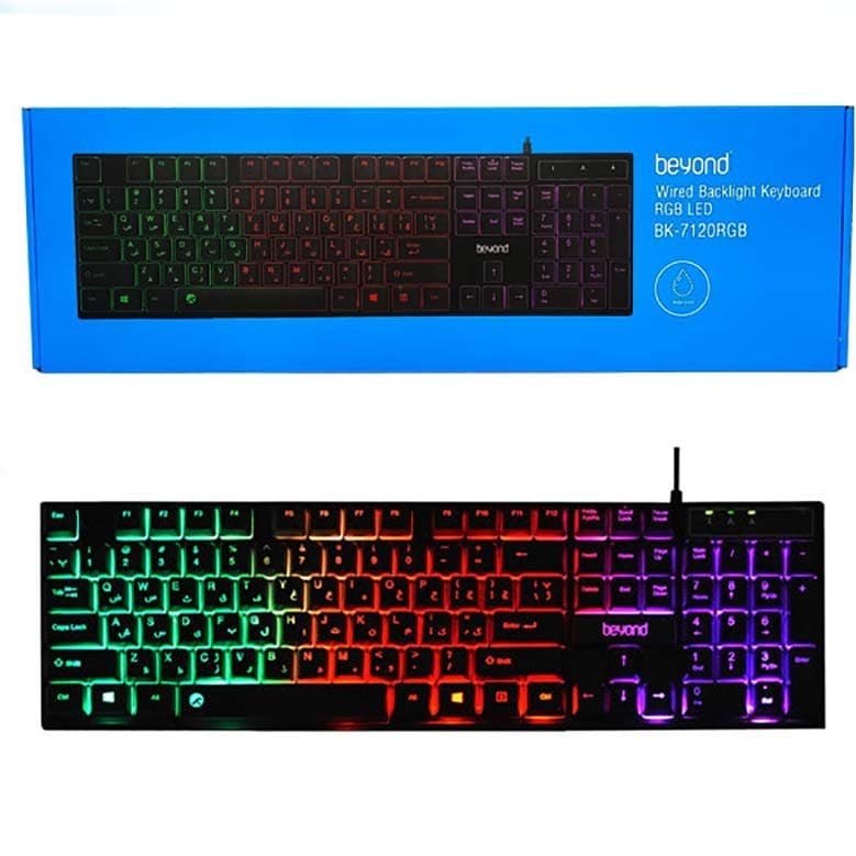 کیبورد بیاند مدل BK-7120 RGB — تصویر ۶