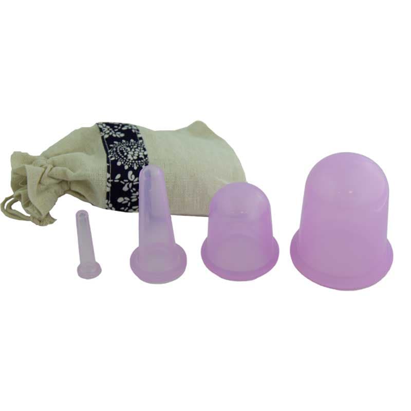 بادکش سیلیکونی 4 عددی silicone cupping massage — تصویر ۹