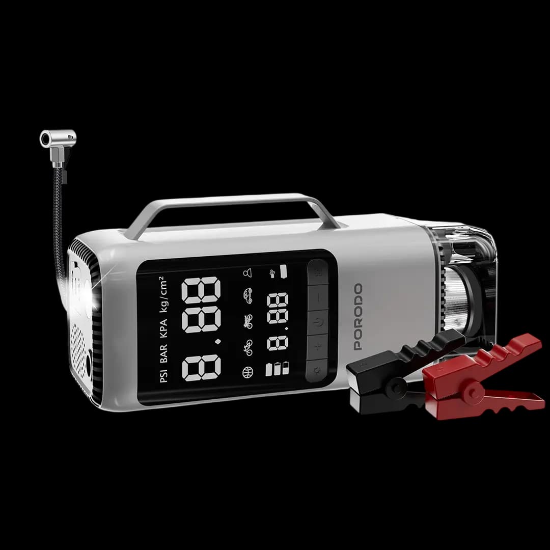 جامپ استارتر و پمپ باد 6 کاره پرودو Porodo 6-in-1 Multi Function Power Tool — تصویر ۹
