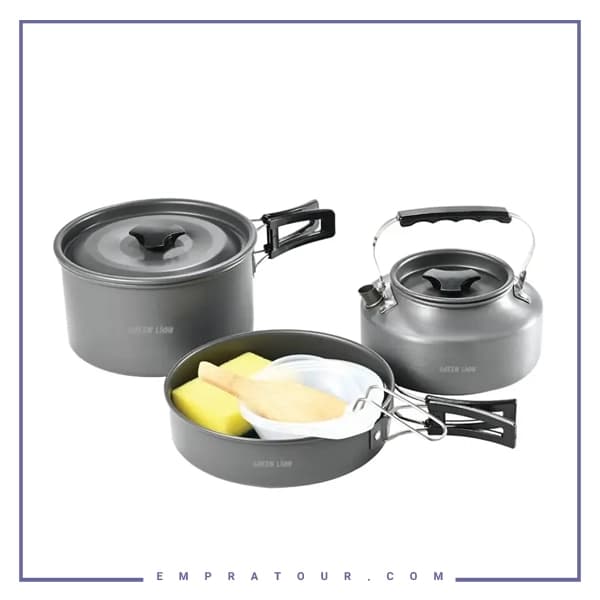 ست 7 تیکه ظروف کمپینگ گرین لاین GN7N1COOKBK — تصویر ۷