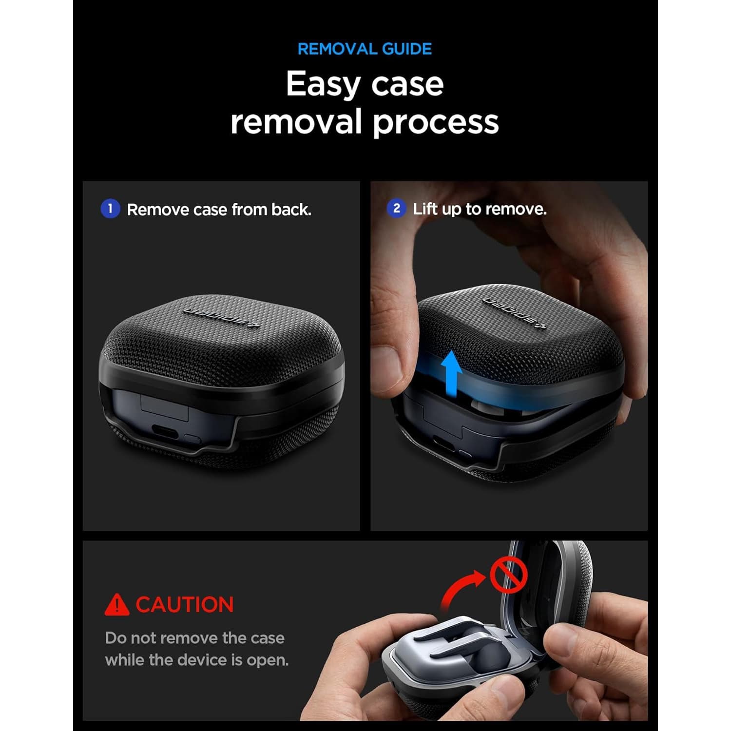 کاور اسپیگن مدل Classic Fit هدفون بی سیم سامسونگ Galaxy Buds 4 Pro / Buds 4 — تصویر ۴