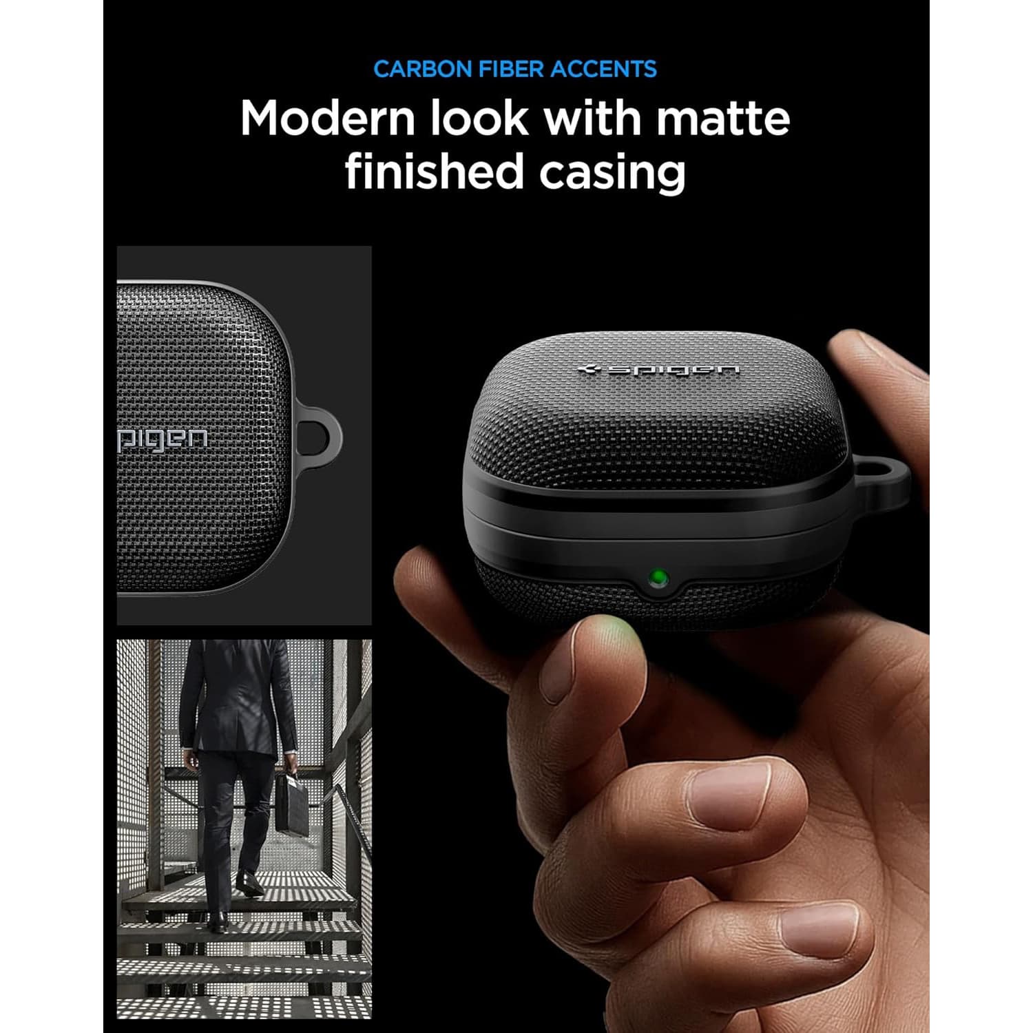 کاور اسپیگن مدل Classic Fit هدفون بی سیم سامسونگ Galaxy Buds 4 Pro / Buds 4 — تصویر ۷