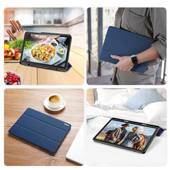 کیف کلاسوری دوکس دوسیس تبلت سامسونگ Galaxy Tab S6 Lite به همراه جای قلم — تصویر ۱۲