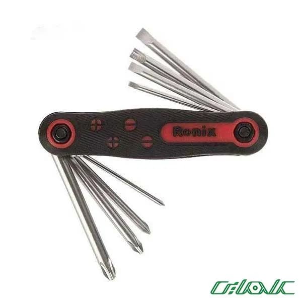 ست پیچ گوشتی چاقویی رونیکس 8 عددی مدل RH-2900 — تصویر ۷