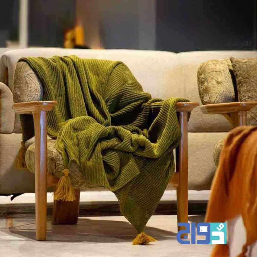 شال مبل کلاسیک مدل کارما (در ۷رنگ) کد 140408232
