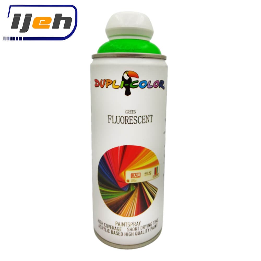اسپری رنگ سبز فلورسنت دوپلی کالر Dupli Color green fluorescent 400ml — تصویر ۹