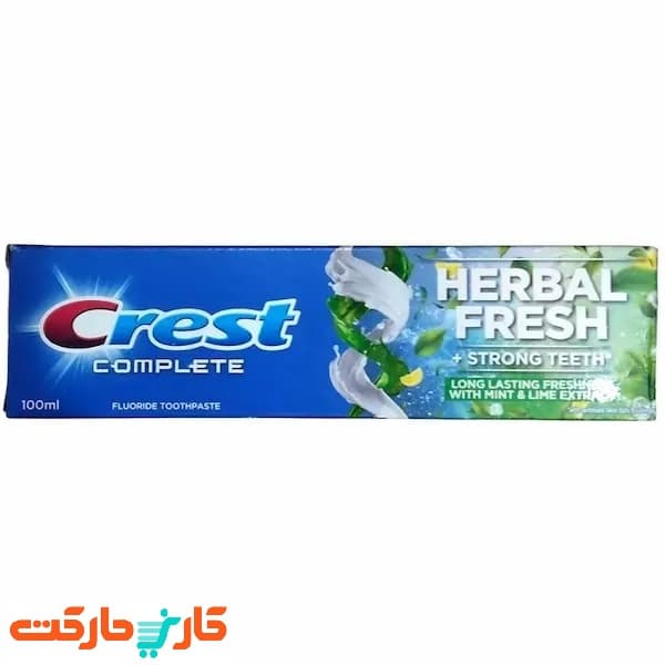خمیر دندان مدل Herbal Fresh کرست crest — تصویر ۲
