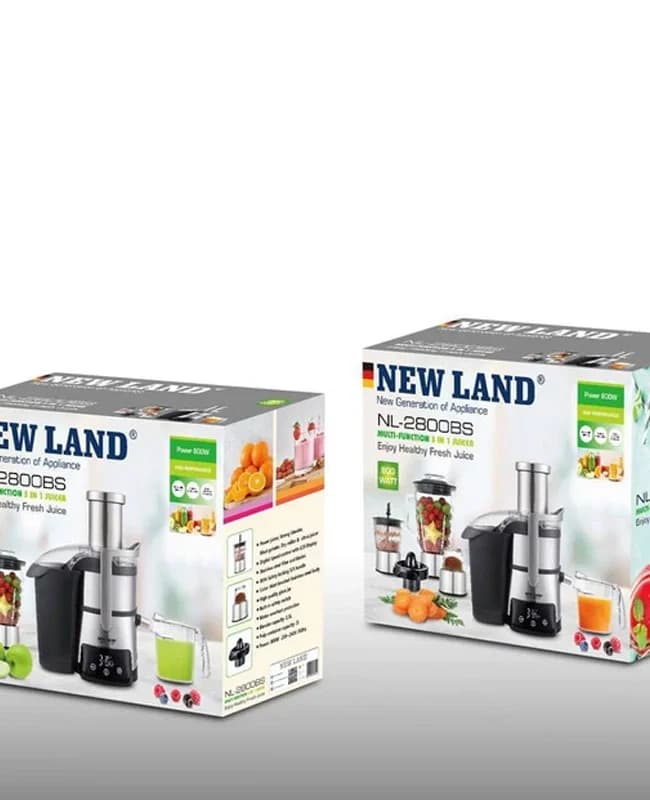 آبمیوه گیر 5 کاره نیولند مدل ‎NL-2800BS — تصویر ۸