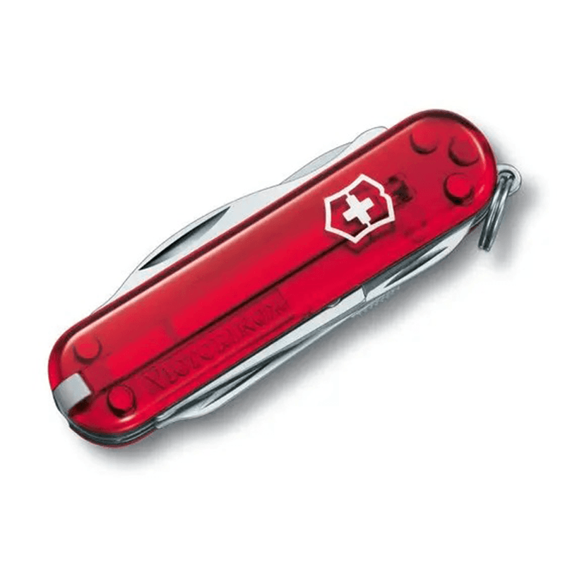 چاقوی 10 کاره ویکتورینوکس قرمز شفاف – Victorinox Manager 0.6365.T — تصویر ۴
