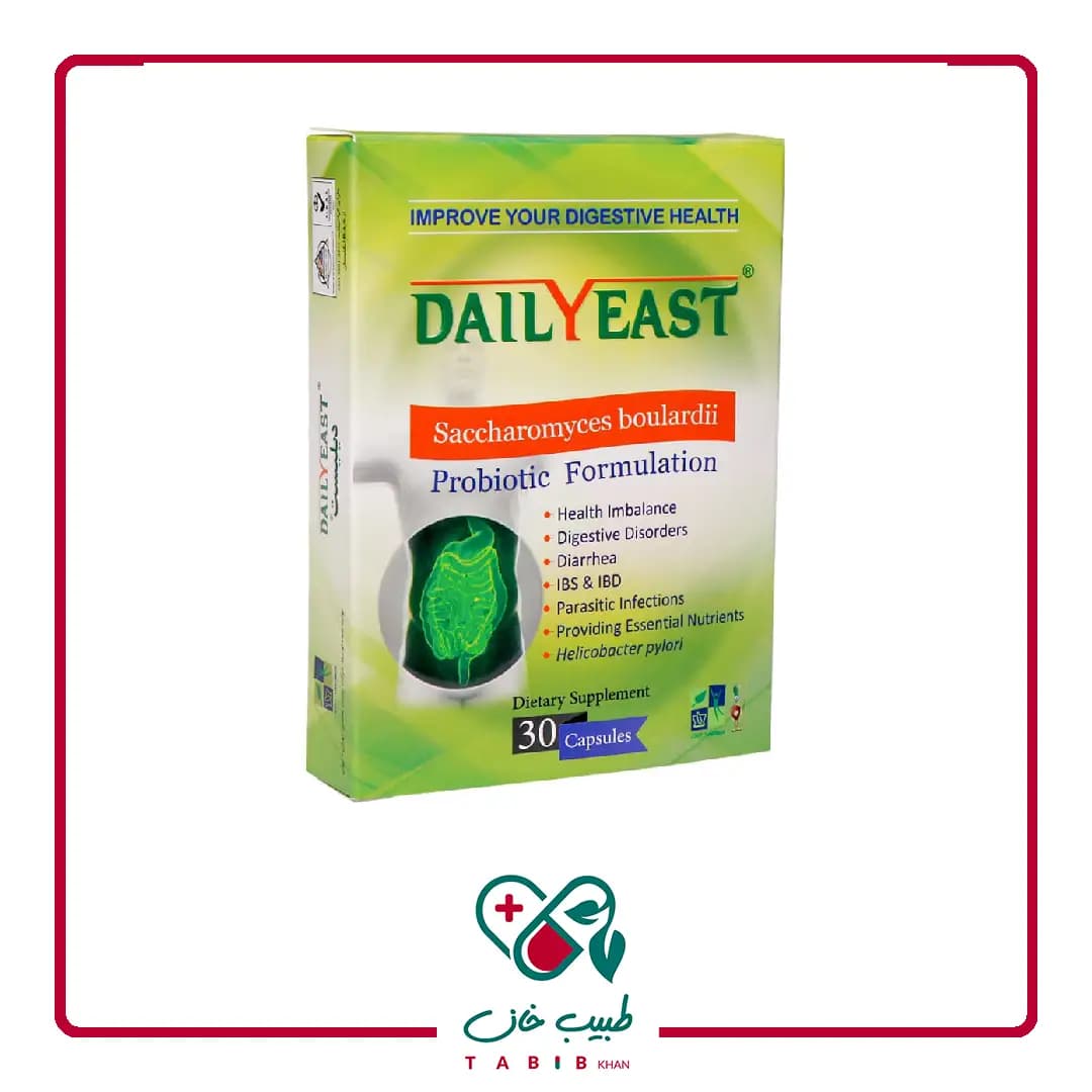کپسول دیلیست زیست تخمیر ۳۰ عددی/Zist Takhmir Daily East Probiotic Formulation 30 Cap — تصویر ۳