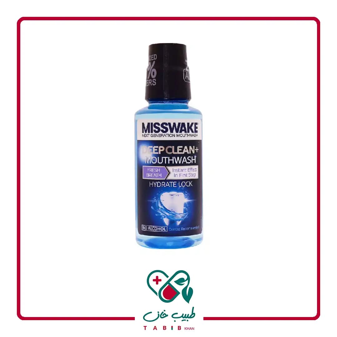دهانشویه خوشبو کننده میسویک مدل Deep Clean حجم 400 میلی لیتر/Misswake Deep Clean Mouthwash 400 ml — تصویر ۳