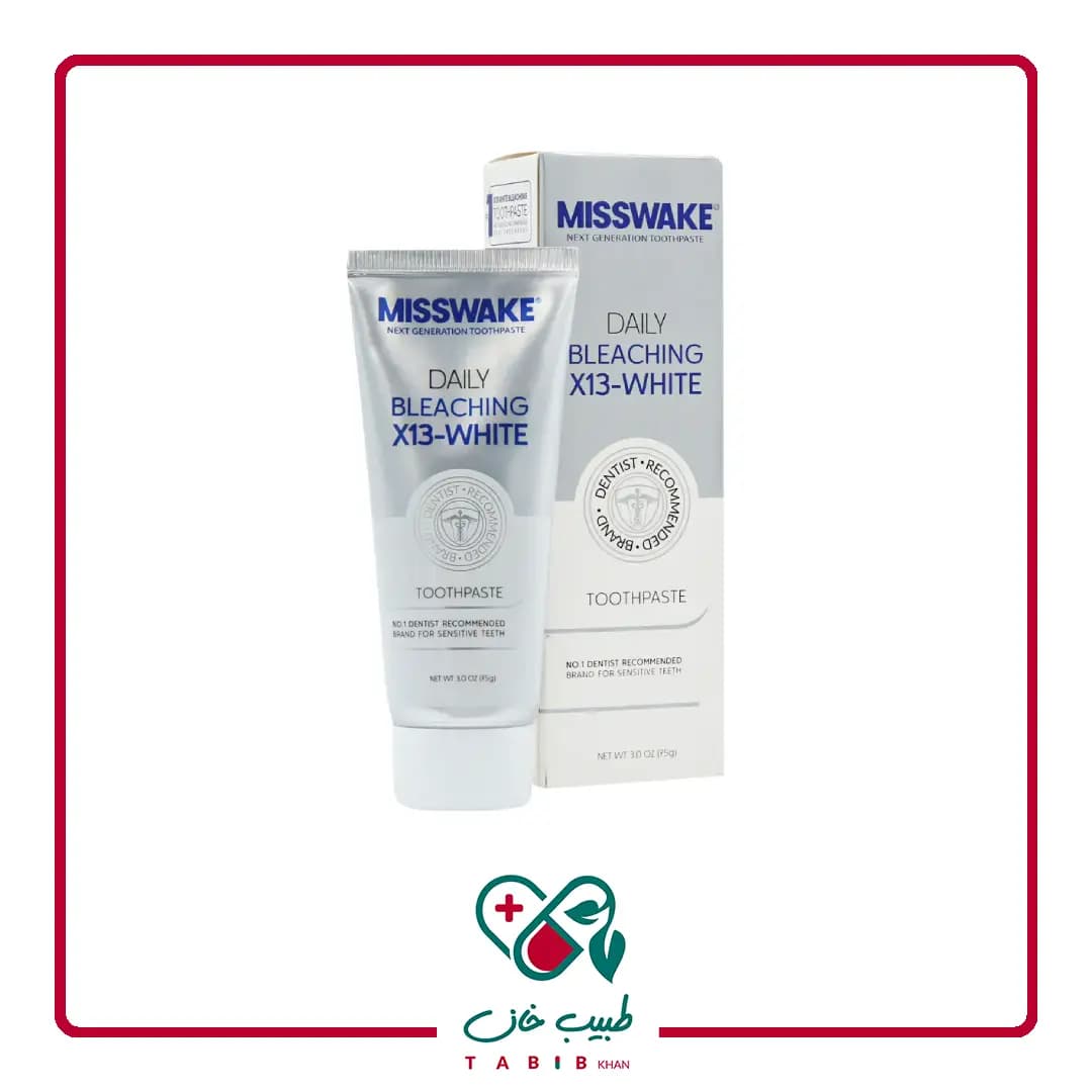 خمیر دندان بلیچینگ میسویک 75 گرم/Misswake Bleaching Toothpaste 75 g — تصویر ۳