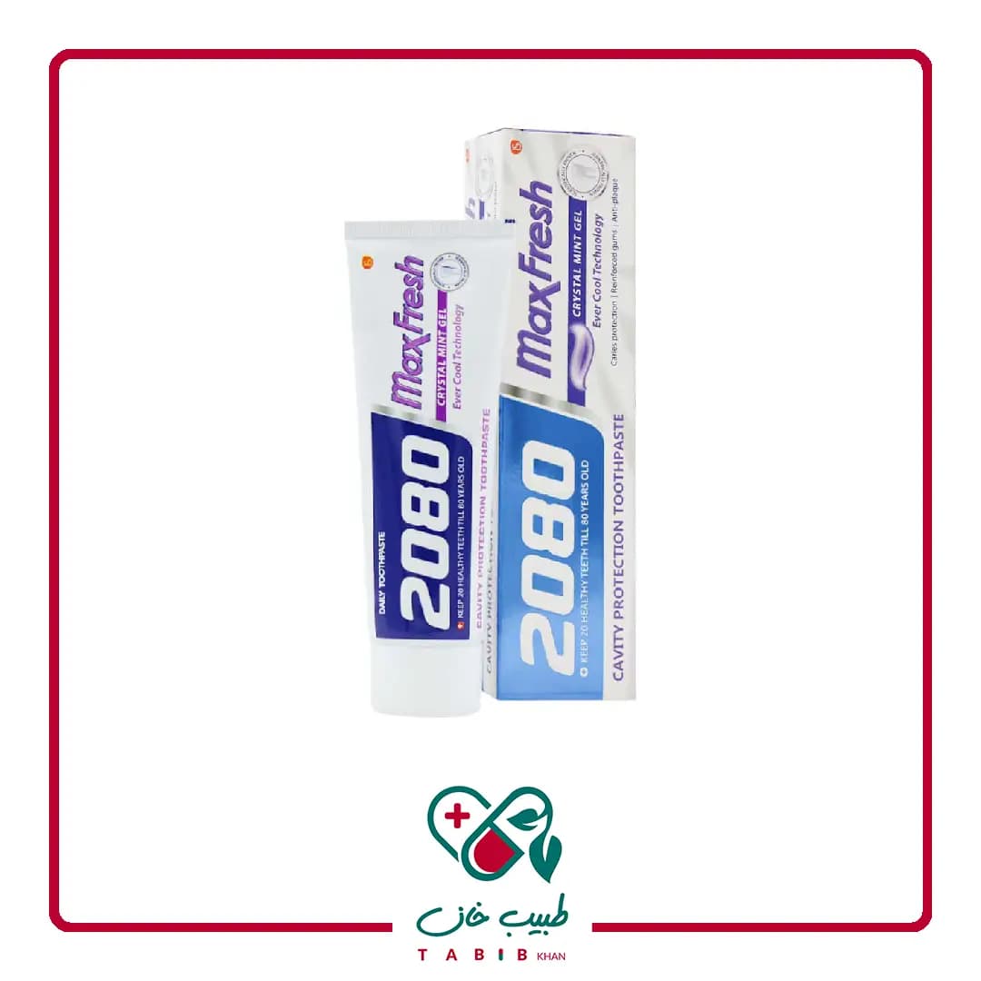 خمیر دندان مکس فرش 2080/2080 Max Fresh Toothpaste — تصویر ۳