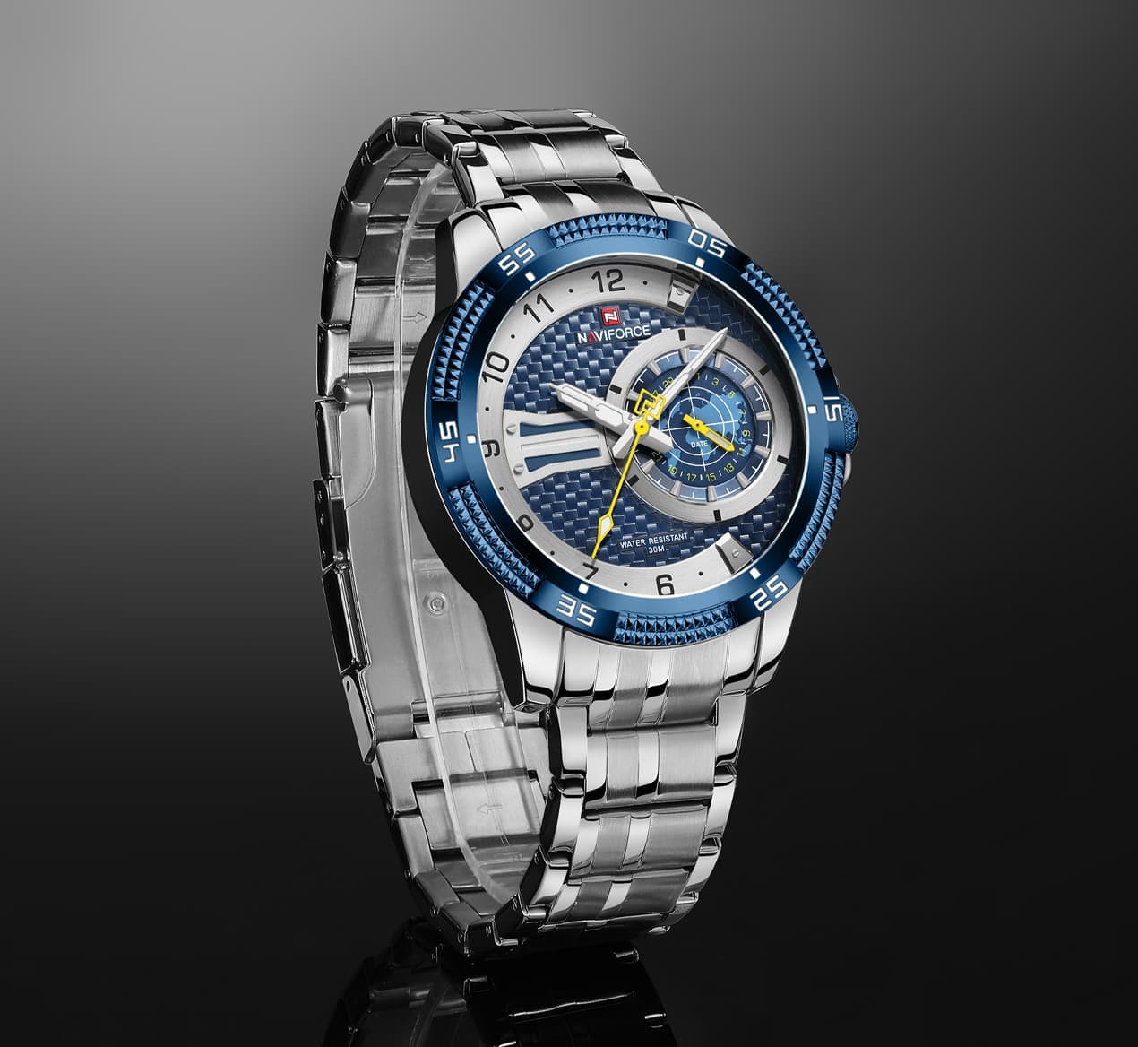ساعت مچی مردانه نیوی فورس Naviforce NF 9206 S/BE — تصویر ۴