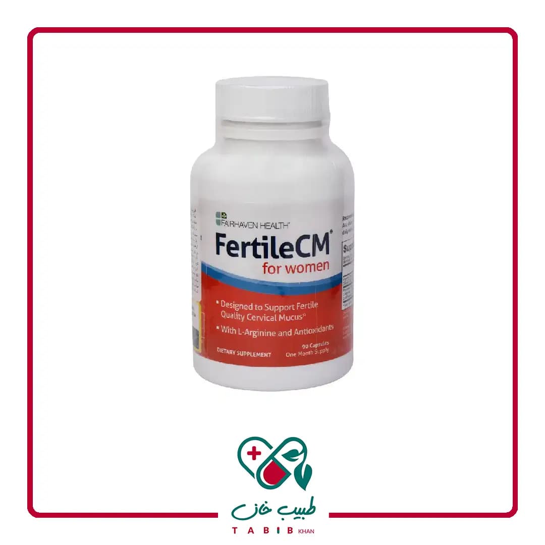 کپسول فرتیل سی ام فیرهون هلث برای بانوان 90 عددی/Fairhaven Health FertileCM a Dietary Supplement For Women 90 Capsules