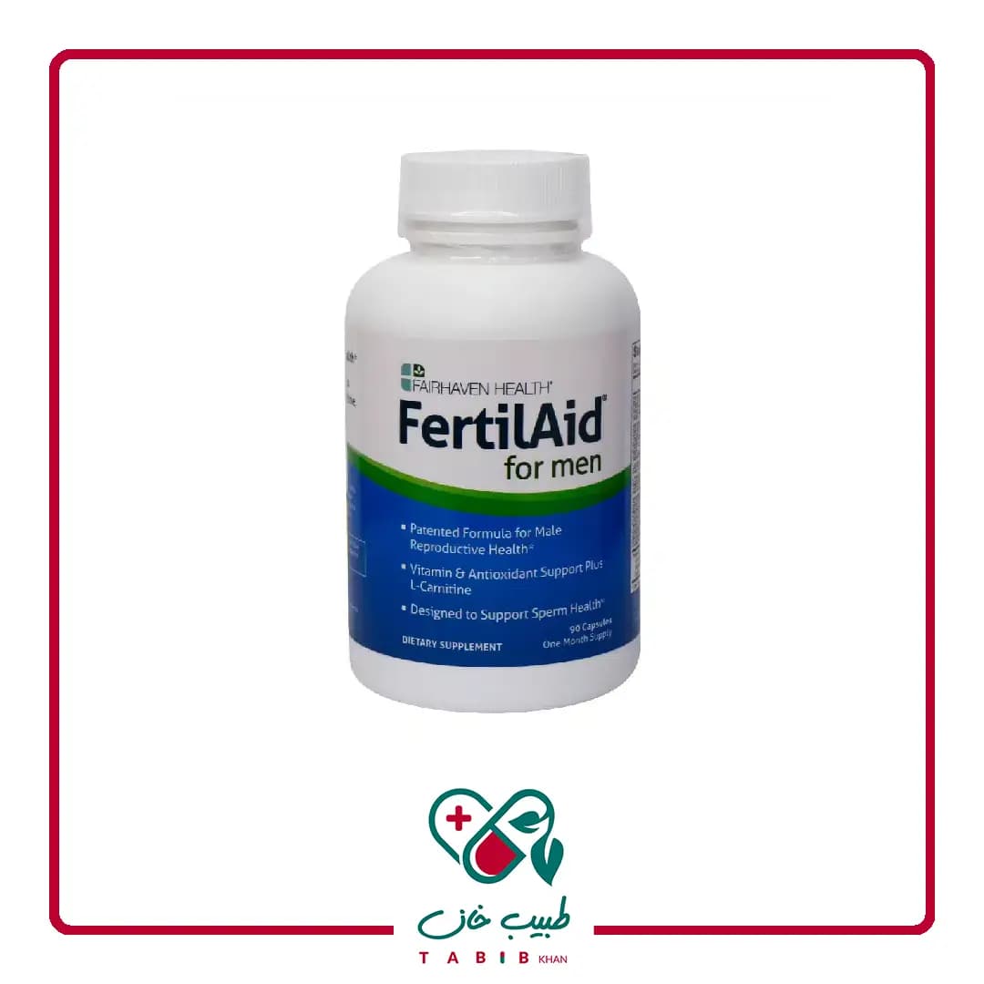 کپسول فرتیل اید فیرهون هلث مخصوص آقایان 90 عددی/Fairhaven Health Fertilaid For Men 90 Pcs