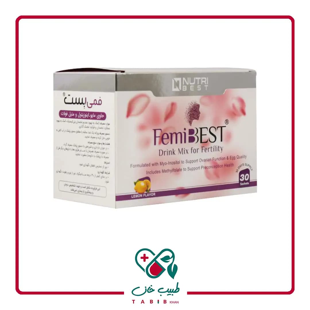 ساشه فمی بست نوتری بست 30 عددی/Nutri Best Femi Best 30 Sachets — تصویر ۳