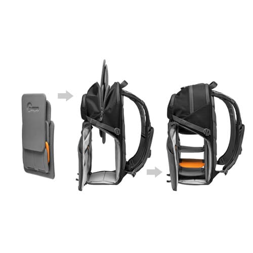 کوله پشتی لوپرو Lowepro PhotoActive BP 300 A W (Black/DarkGrey) LP37255-PWW — تصویر ۶