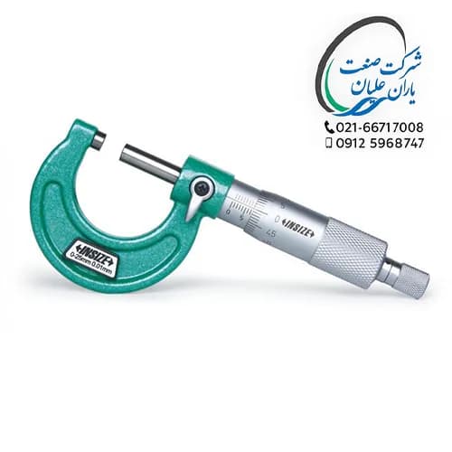 میکرومتر 25-0 اینسایز مدل 25-3203 — تصویر ۲