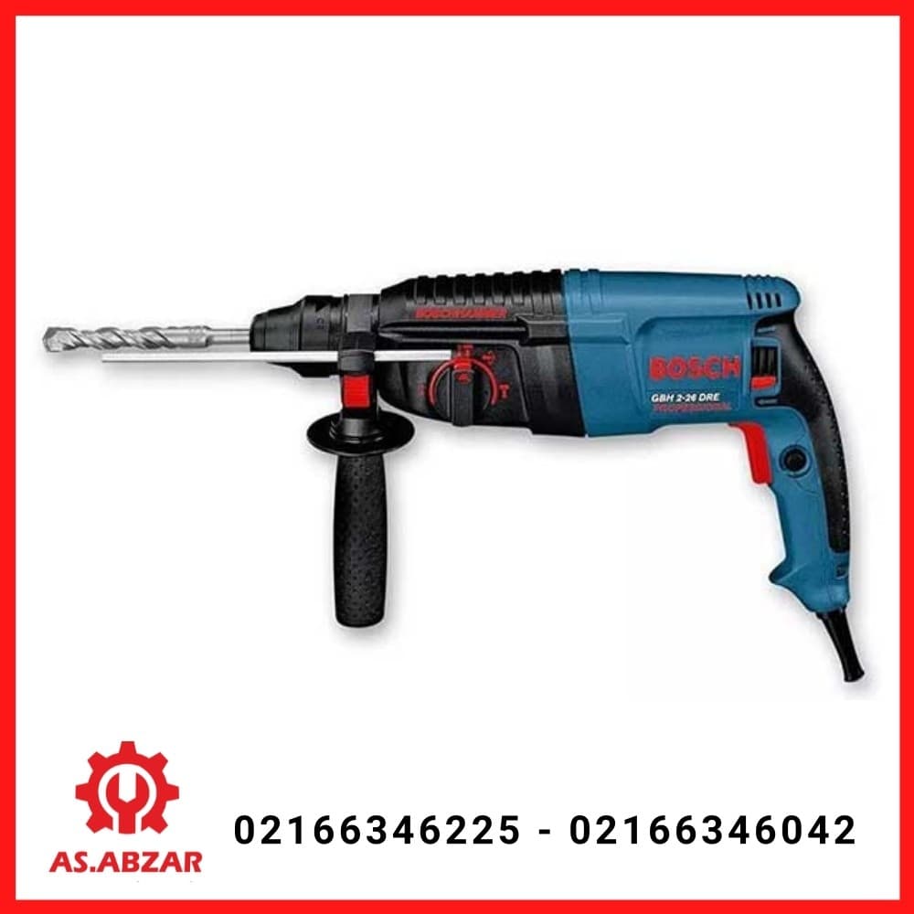 دریل بتن کن بوش 800 وات مدل GBH 2-26 DFR — تصویر ۲