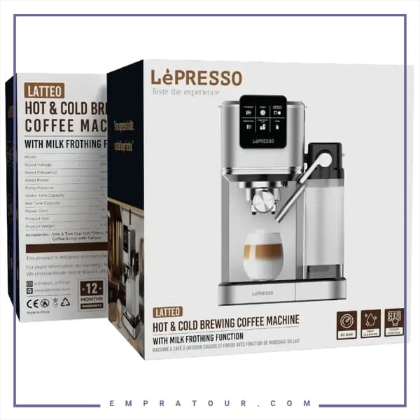 دستگاه اسپرسوساز لپرسو LPCFFTEM0071SL — تصویر ۱۲