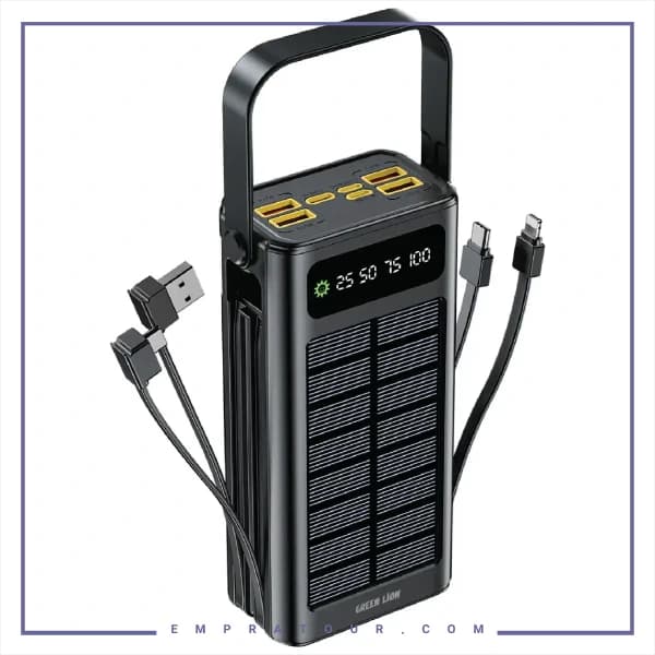 پاوربانک خورشیدی 30000 گرین لاین GNSOL49PB30BK — تصویر ۷