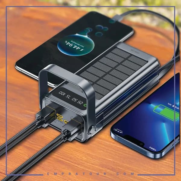 پاوربانک خورشیدی 30000 گرین لاین GNSOL49PB30BK — تصویر ۹