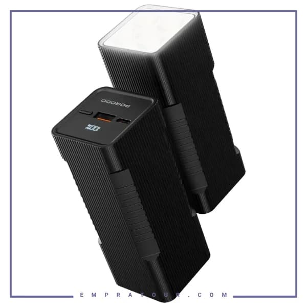 پاوربانک 10000 با چراغ قوه داخلی پرودو PDPBFCHT41BK — تصویر ۱۱