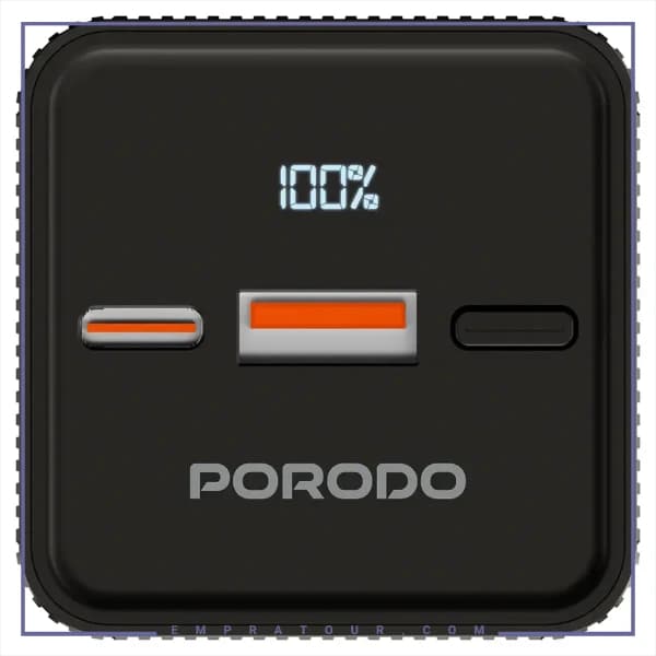 پاوربانک 10000 با چراغ قوه داخلی پرودو PDPBFCHT41BK — تصویر ۴