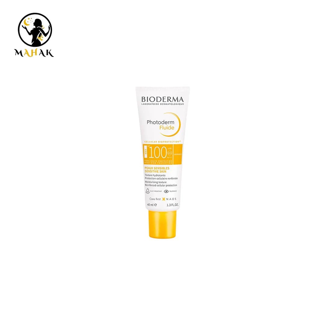 ضد آفتاب فتودرم مکس فلوئید SPF100 رنگی بایودرما Bioderma Photoderm Fluid Max SPF 100, Very Light — تصویر ۲