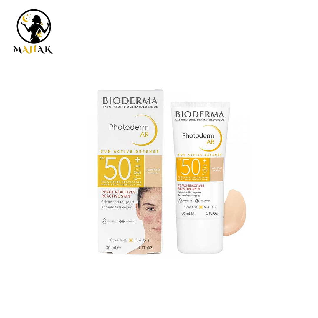 کرم ضد آفتاب بایودرما رنگی فتودرم اِی آر Bioderma colored sunscreen Photoderm AR SPF50