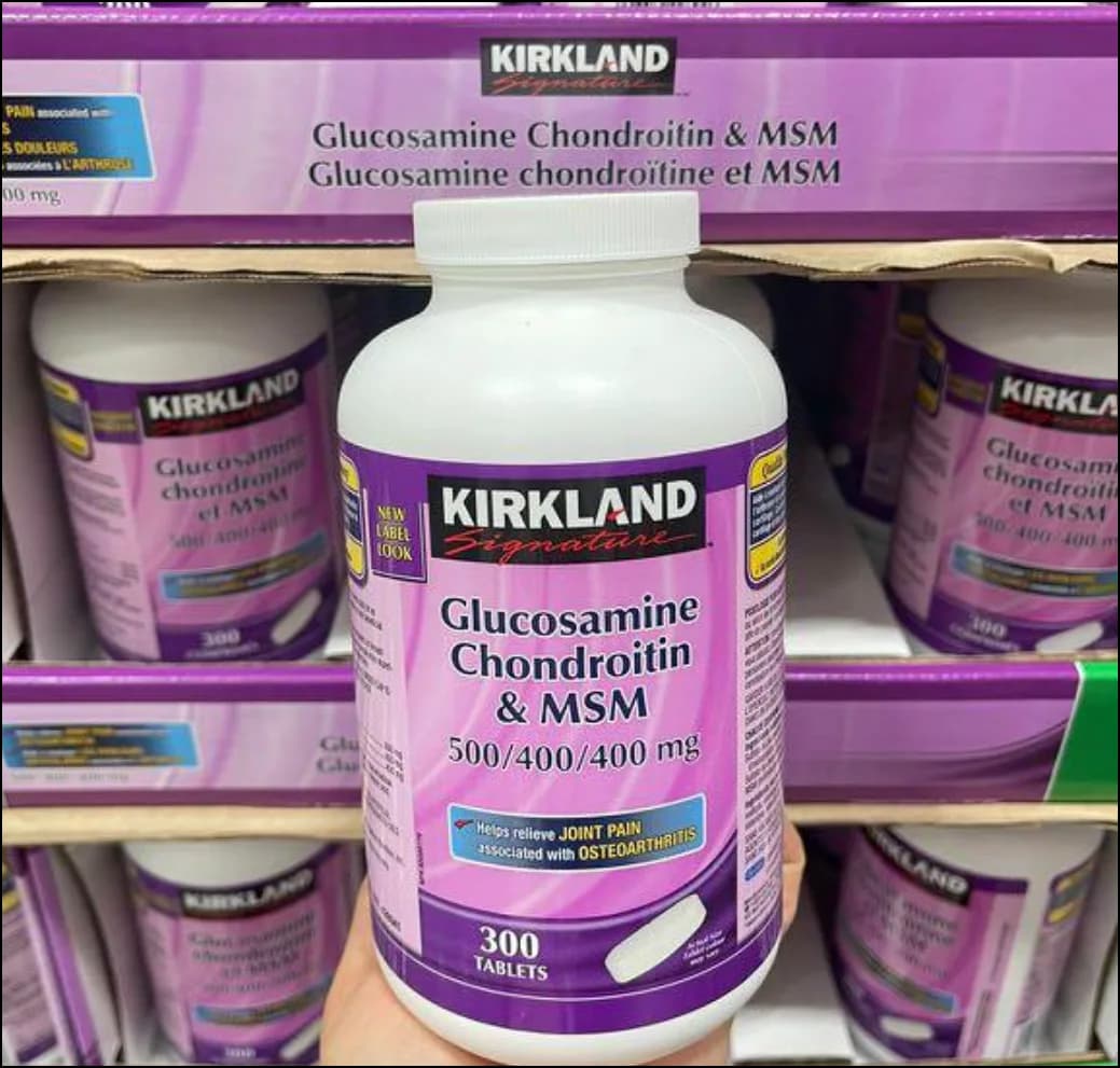گلوکوزامین کندرویتین ام اس ام کرکلند اصل | Kirkland Glucosamine Chondroitin & MSM 300 tablets — تصویر ۳