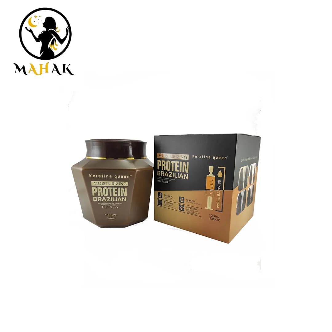 ماسک مو پروتئین برزیلی کراتین کوئین Keratine Queen مرطوب کننده — تصویر ۲