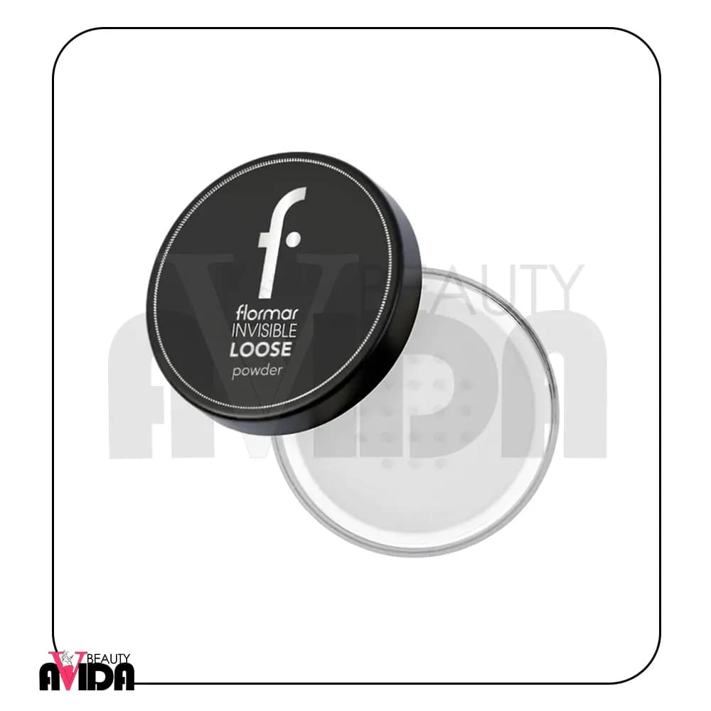 پودر فیکساتور بی رنگ فلورمار Flormar Invisible Loose — تصویر ۲