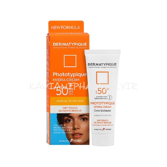 ضد آفتاب بی رنگ پوست خشک SPF50+ درماتیپیک — تصویر ۵