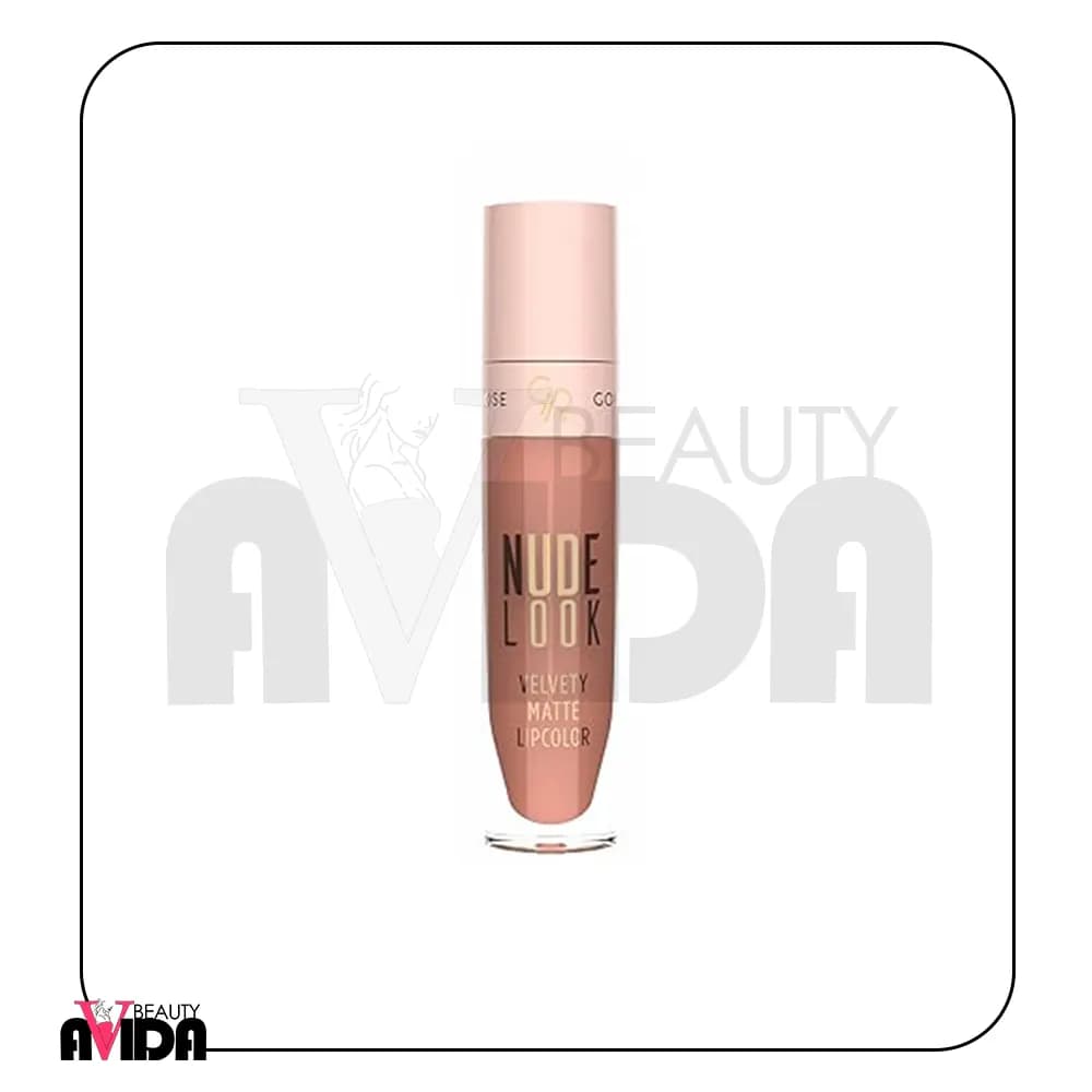 رژلب مایع مات NUDE LOOK گلدن رز کد 02