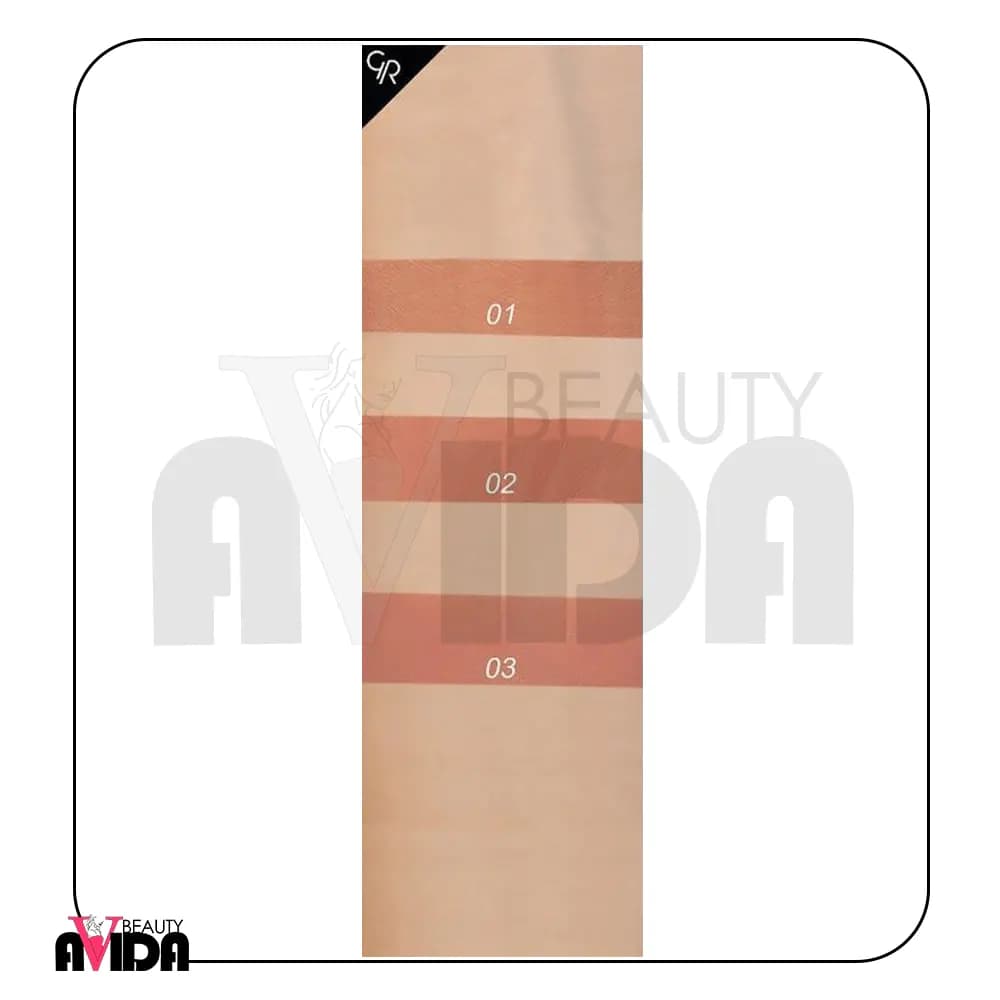رژلب مایع مات NUDE LOOK گلدن رز کد 01 — تصویر ۶