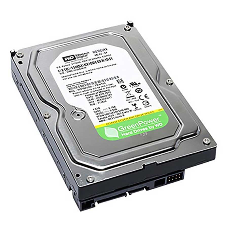 هارد استوک وسترن اینترنال 3.5 اینچ دیجیتال سری سبز GREEN HARD WD10EURX ظرفیت ۱ ترابایت — تصویر ۶