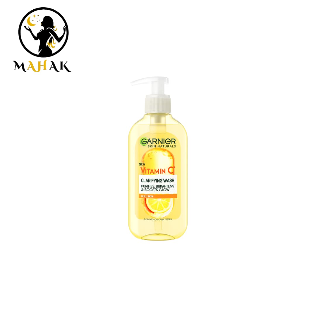 ژل شستشو ویتامین سی گارنیر 200میل Garnier vitamin C washing gel — تصویر ۲