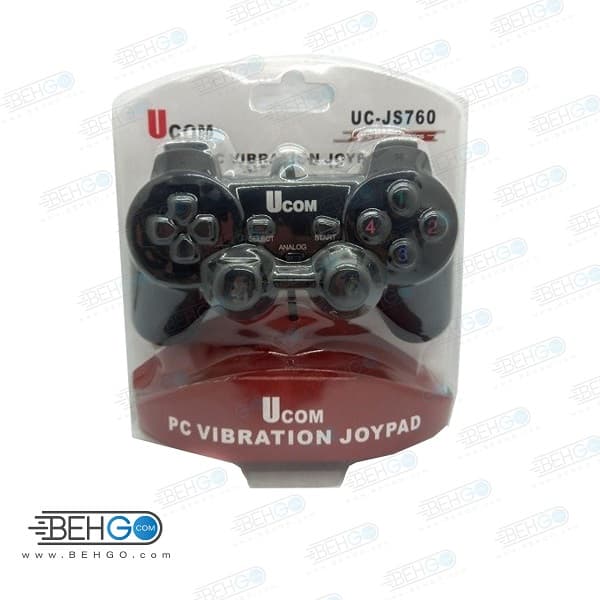 دسته بازی یوکام مدل UCOM UC-JS760UC مخصوص کامپیوتر — تصویر ۹