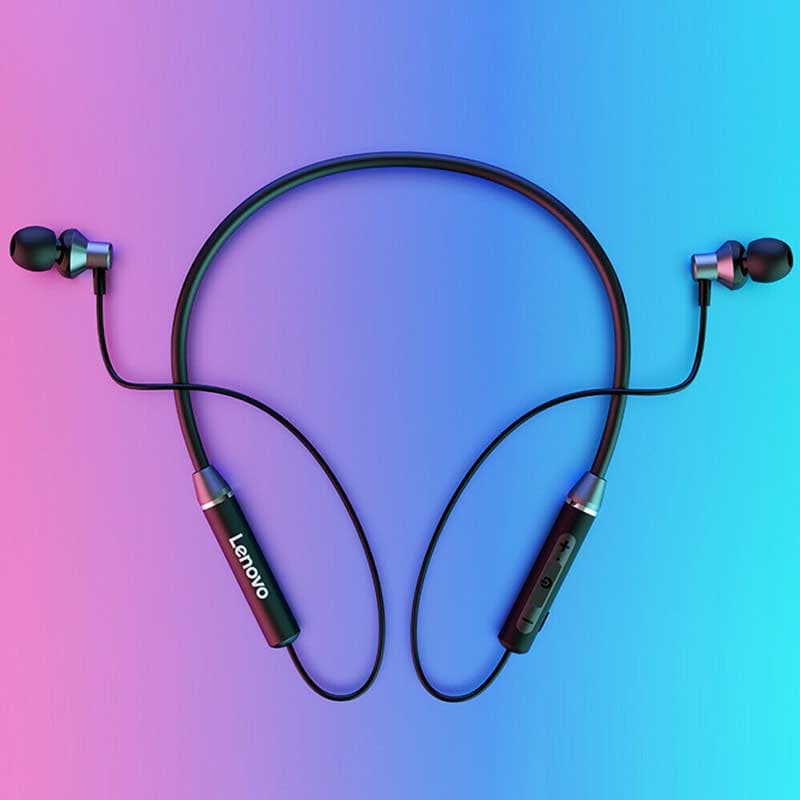 هدفون بی سیم لنوو مدل HE05 (پک اصلی بارکد دار) — تصویر ۱۲