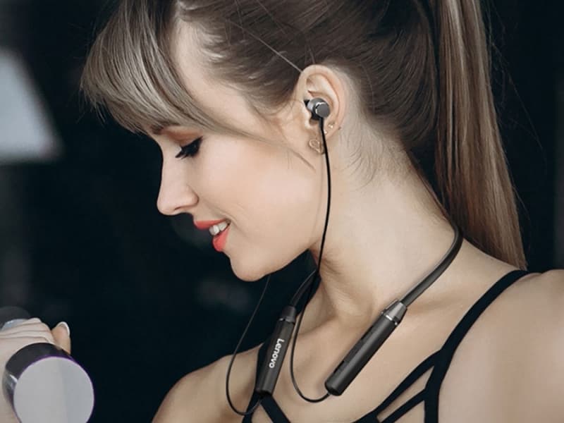 هدفون بی سیم لنوو مدل HE05 (پک اصلی بارکد دار) — تصویر ۷