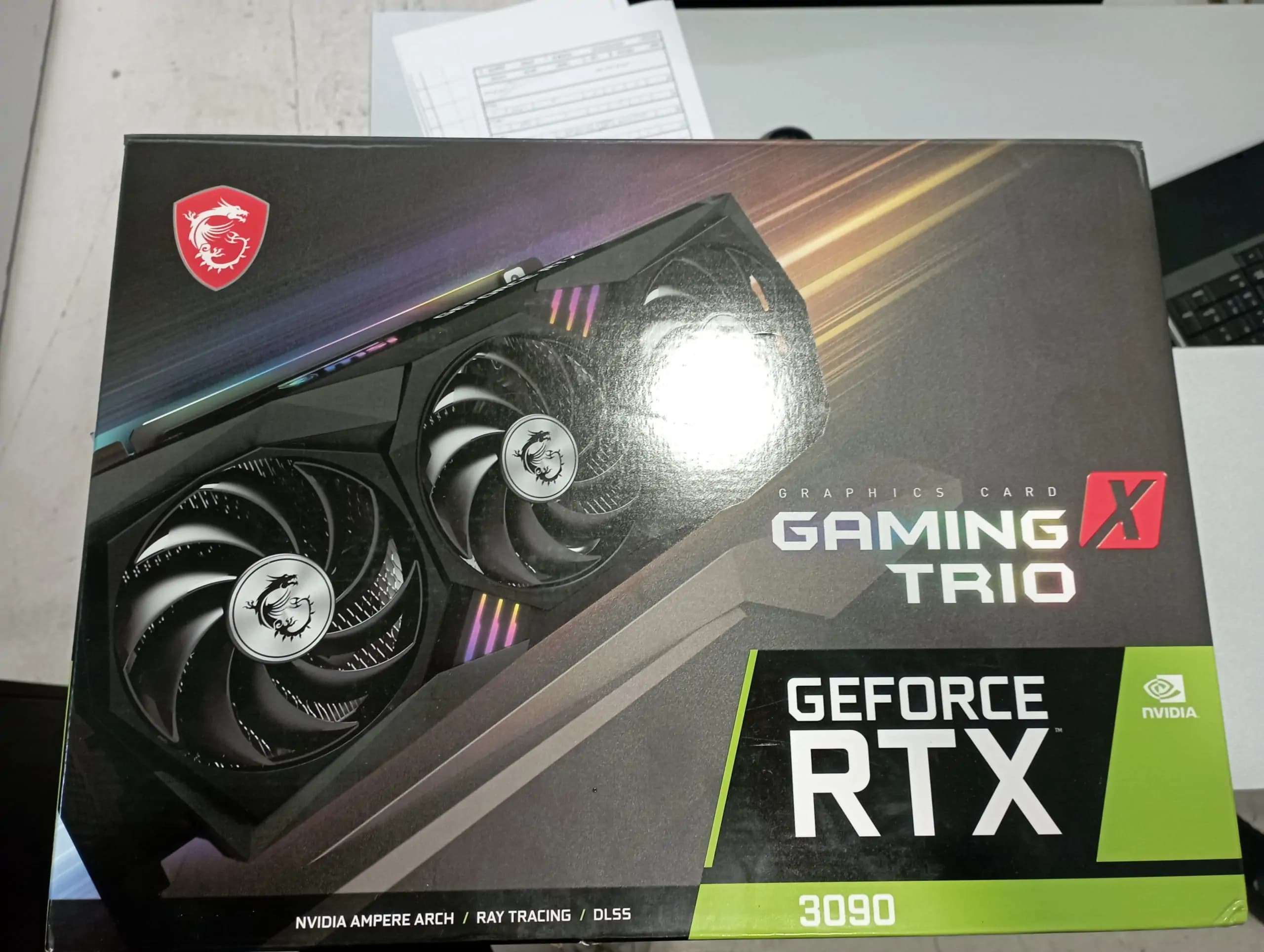 کارت گرافیک باکارتن ام اس ای استوک GeForce RTX 3090 GAMING X TRIO ظرفیت 24 گیگابایت — تصویر ۶