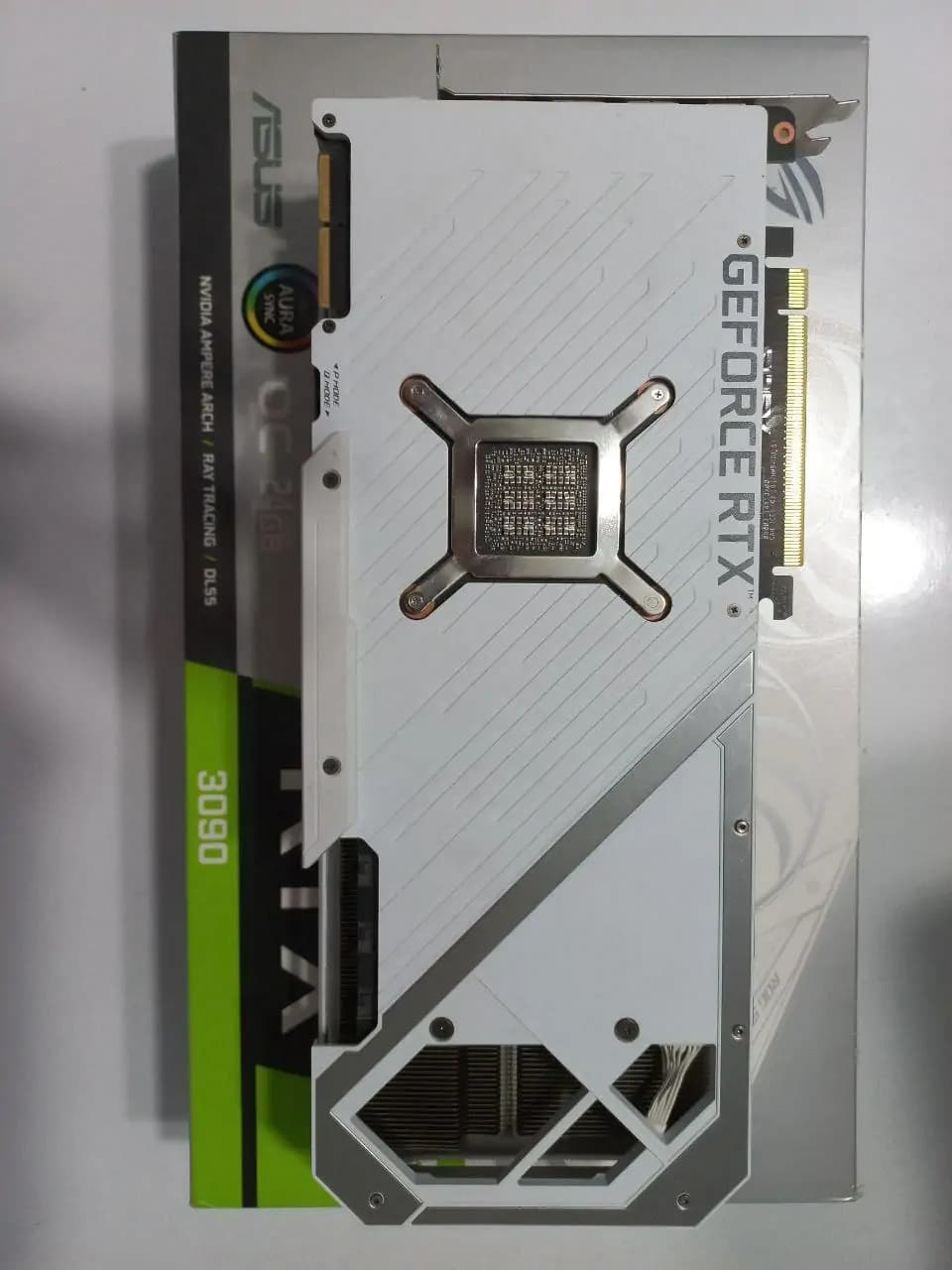 کارت گرافیک ایسوس باکارتن استوک مدل ROG STRIX RTX3090 OC GAMING 24GB WHITE — تصویر ۹