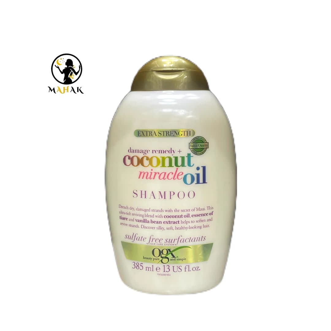 شامپو روغن نارگیل میراکل او جی ایکس Ogx Coconut Miracle Oil Shampoo