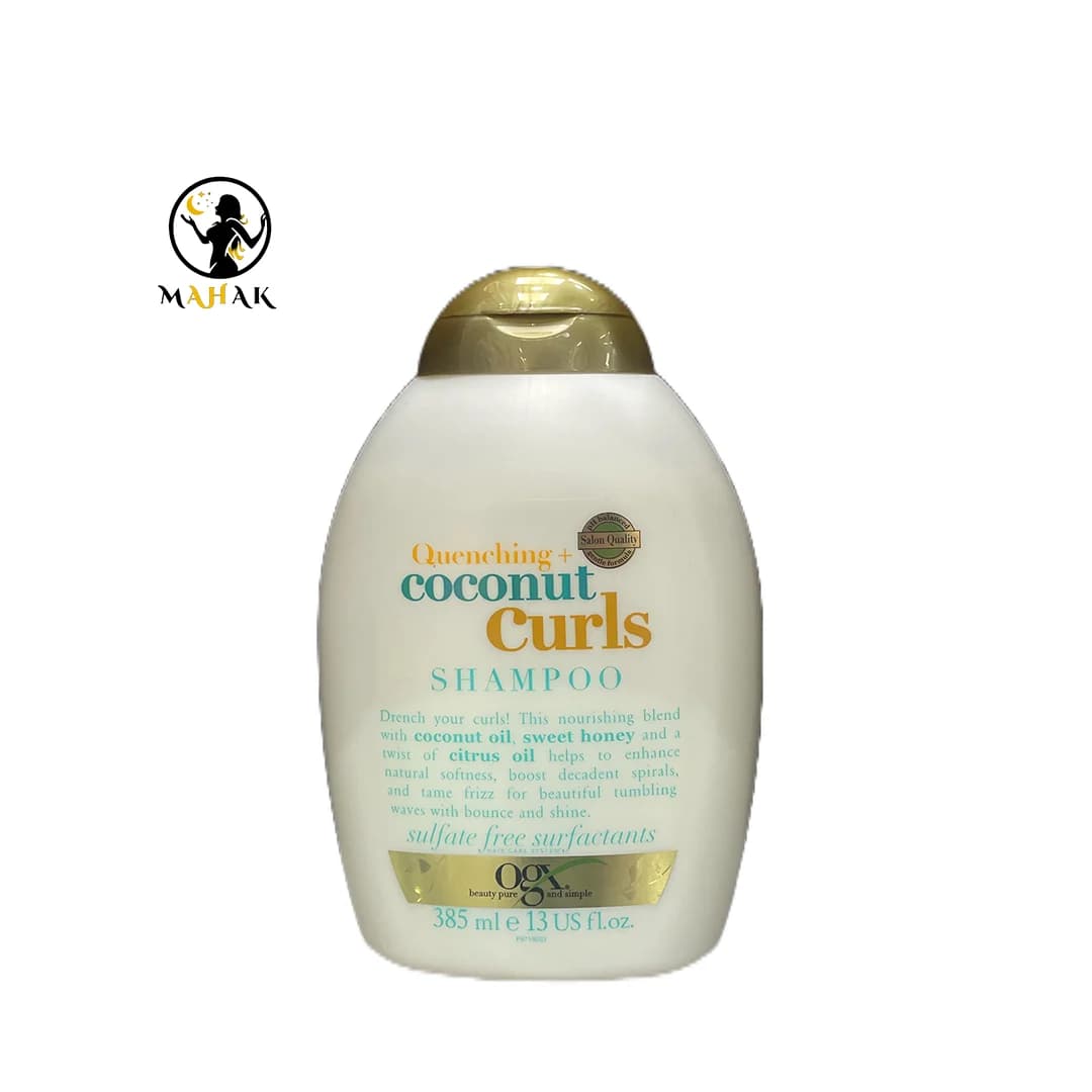 شامپو نارگیل موی فر او جی ایکس Ogx Quenching Coconut Curls Shampoo
