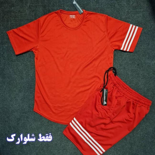 شلوارک مردانه جیب فیلتو بلند گلکسی آدیداس خطی تکی — تصویر ۱۰