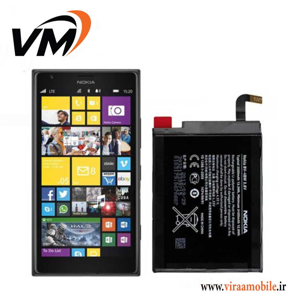 باتری اصلی نوکیا Nokia Lumia 1520 – BV- 4BW