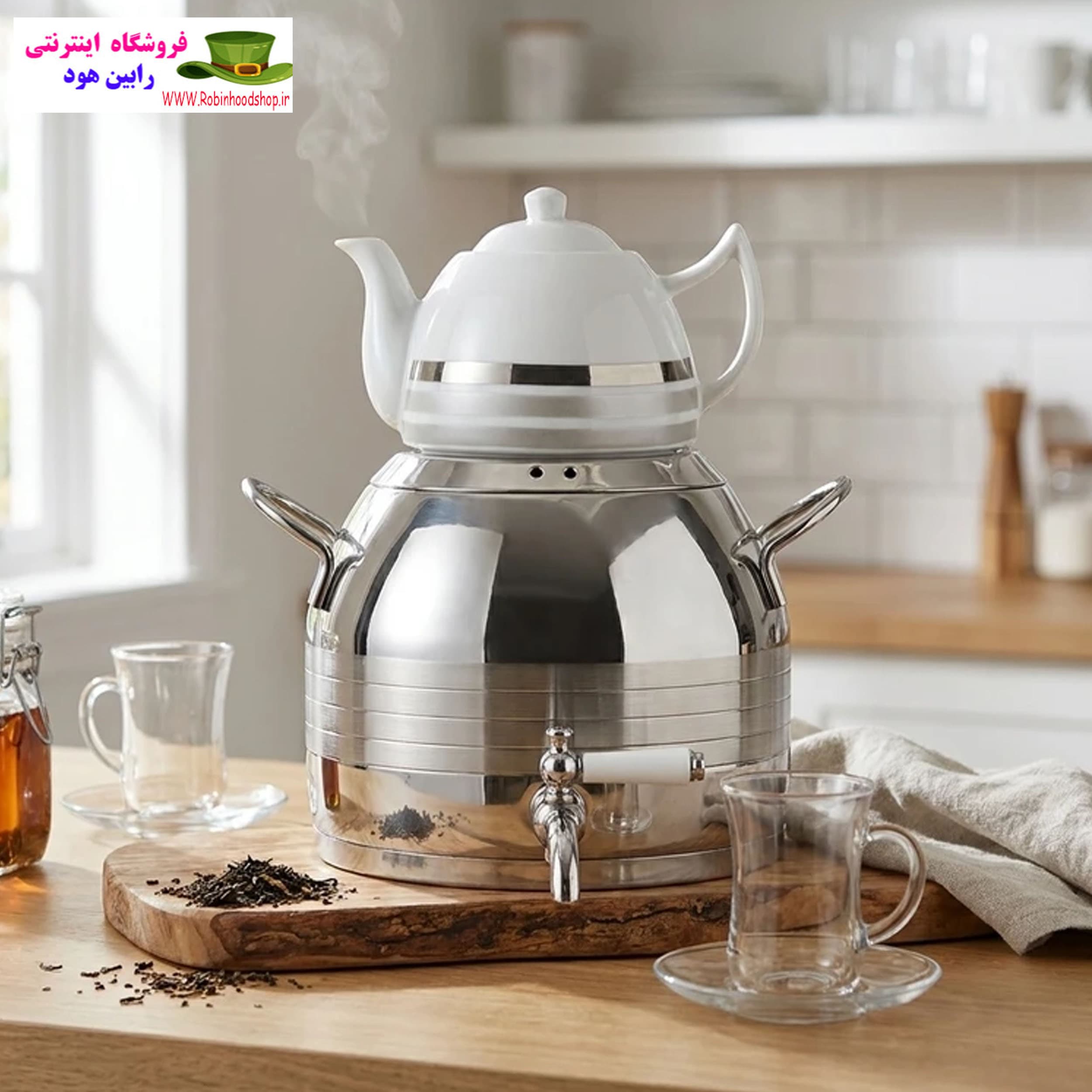 ست کتری و قوری طرح مدل UN – 7293 — تصویر ۳