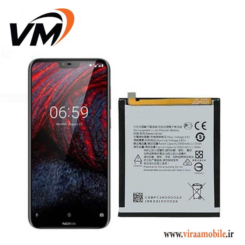 باتری اصلی نوکیا Nokia 6.1 plus ( Nokia X6 ) – HE342
